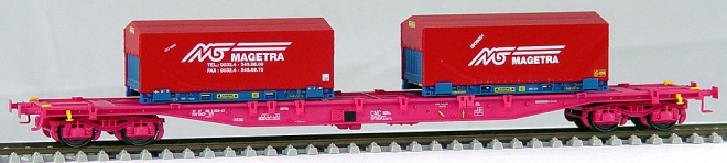 Container flat car type Sgss with 2 containers Magetra<br /><a href='images/pictures/LS_Models/30318.jpg' target='_blank'>Full size image</a>